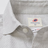 ジオメトリック柄ジャガードシャツ【Made in Japan】