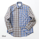 タイプライターチェックギミックシャツ【Made in Japan】