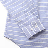 カラミボーダーラウンドボタンダウンシャツ【Made in Japan】