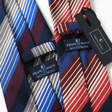 【FRANCO BASSI】MIXストライプネクタイ【Made in Italy】