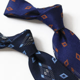 【FRANCO BASSI】MIX小紋ネクタイ【Made in Italy】