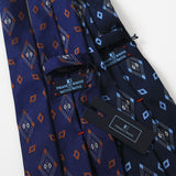 【FRANCO BASSI】MIX小紋ネクタイ【Made in Italy】