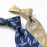 ジャガード幾何学ネクタイ【Made in Italy】