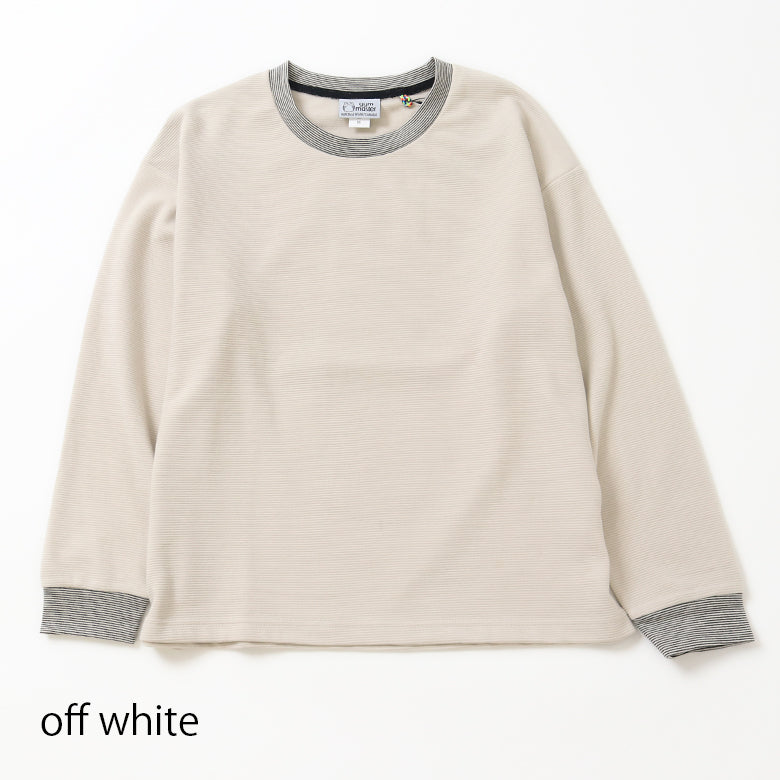 リップルボーダーロングTシャツ – Mitsumine Online Shop