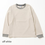 リップルボーダーロングTシャツ
