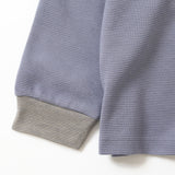 リップルボーダーロングTシャツ