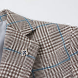 ゼニア”CROSS-PLY”グレンチェックカラーペンジャケット【Made in Japan】