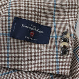 ゼニア”CROSS-PLY”グレンチェックカラーペンジャケット【Made in Japan】