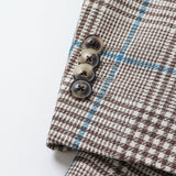 ゼニア”CROSS-PLY”グレンチェックカラーペンジャケット【Made in Japan】