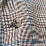 ゼニア”CROSS-PLY”グレンチェックカラーペンジャケット【Made in Japan】