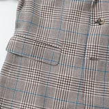 ゼニア”CROSS-PLY”グレンチェックカラーペンジャケット【Made in Japan】