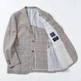 ゼニア”CROSS-PLY”グレンチェックカラーペンジャケット【Made in Japan】