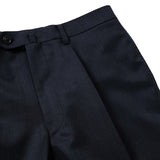 ビエラフィニッシュツイル無地パンツ(ワンタック)【Made in Japan】