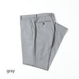 ビエラフィニッシュツイル無地パンツ(ノータック)【Made in Japan】