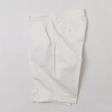 ギャバストレッチショーツ裾ダブル