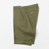 ギャバストレッチショーツ裾ダブル