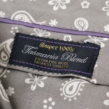 綾無地タスマニアブレンドパンツ【Made in Japan】