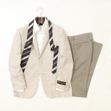 綾無地タスマニアブレンドパンツ【Made in Japan】