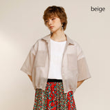 裾ドロストシアーシャツ