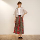 裾ドロストシアーシャツ