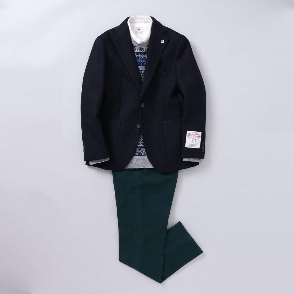 Fly Jacket】ハリスへリンボンジャケット【Made in Japan