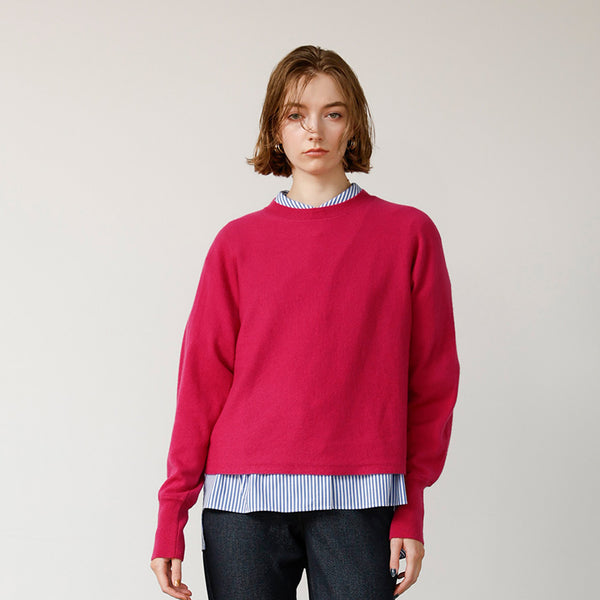 ウールカシミヤドルマンニット