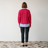 ウールカシミヤドルマンニット