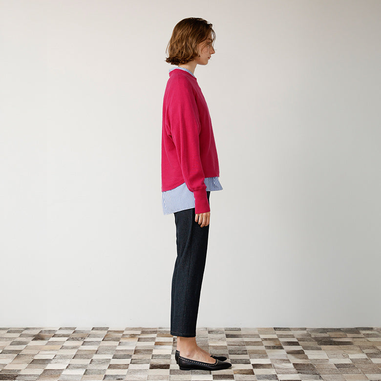 ウールカシミヤドルマンニット