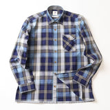 ツイルチェックシャツアウター【Made in Japan】