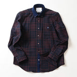 ダブルフェイスパッチワークシャツ【Made in Japan】