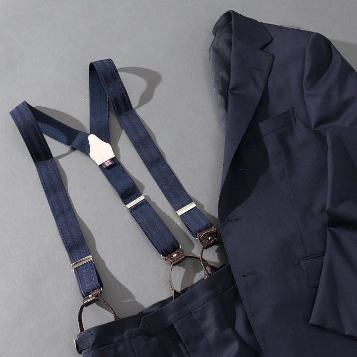  THURSTON ストライプ サスペンダー BEAMS F（ビームスF）ALBERT THURSTON / ストライプ