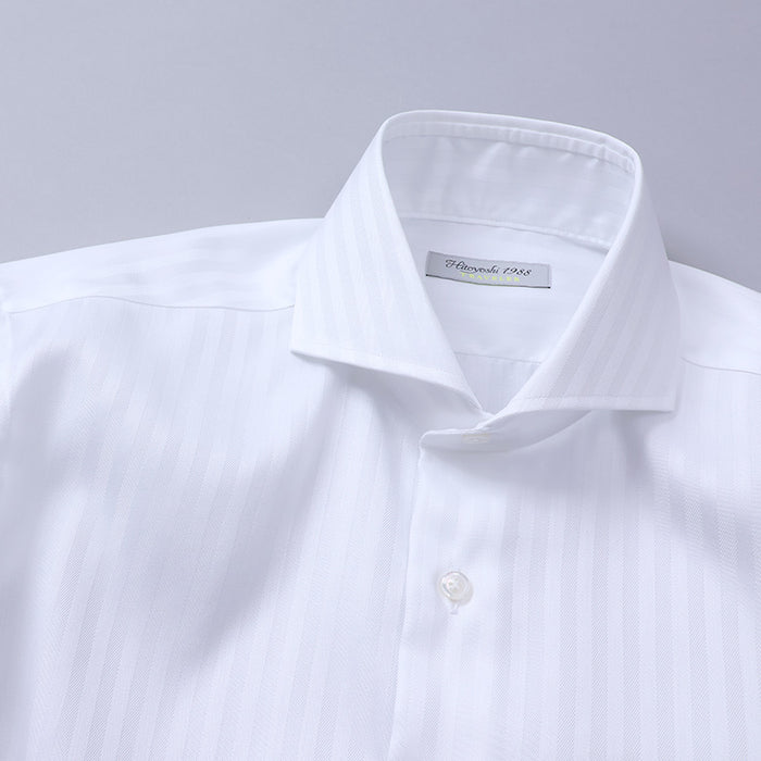 HITOYOSHI EASY CARE ストライプカッタウェイ【Made in Japan