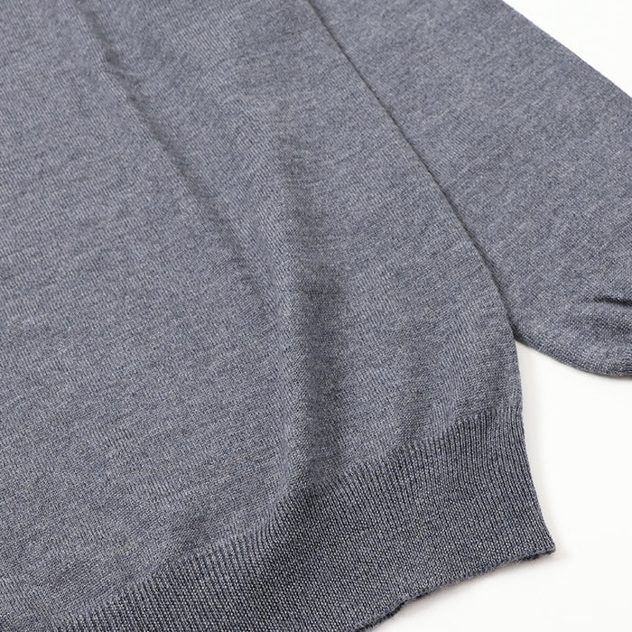 新品未使用 グランサッソGran Sasso モックネックニット12G メリノ 12Gメリノウール モックネックニット｜GRAN SASSO（グランサッソ