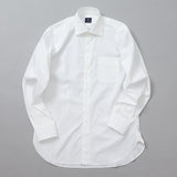 120双高密度無地セミワイドシャツ【Made in Japan】