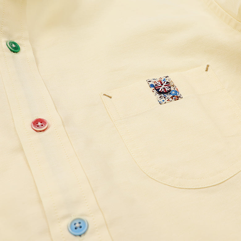 オックスマルチボタンショールボタンダウンシャツ【Made in Japan】