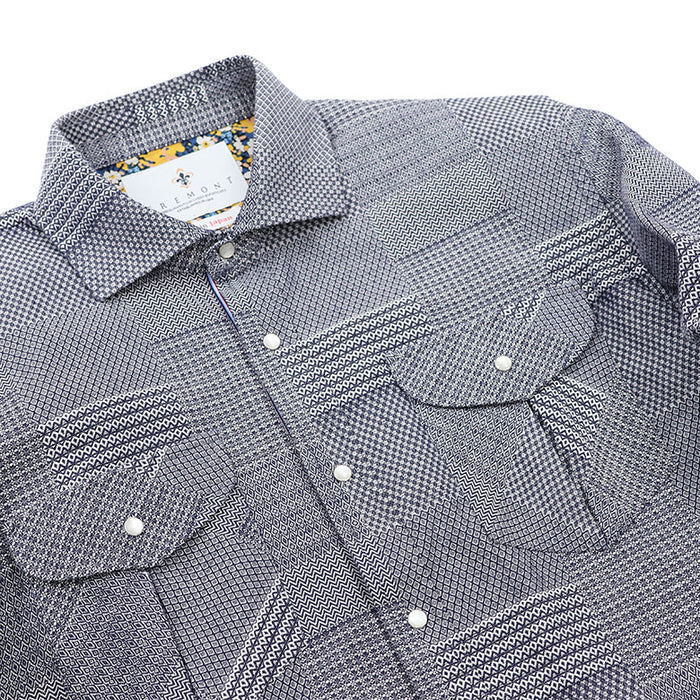 mr.olive Post vintage パッチワークシャツ 楽天市場】MR.OLIVE FINE PATTERN LINEN / VINTAGE OPEN COLLAR