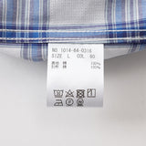 綿100%パナマチェックシャツ【Made in Japan】