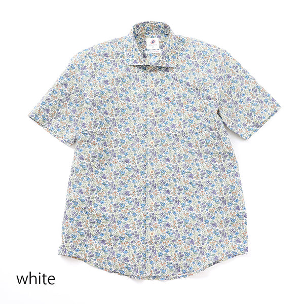 ローンフラワープリントシャツ1【Made in Japan】