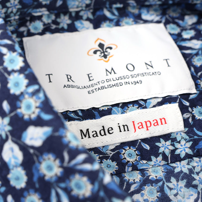 ローンフラワープリントシャツ2【Made in Japan】