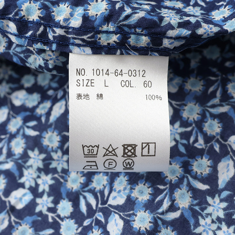 ローンフラワープリントシャツ2【Made in Japan】