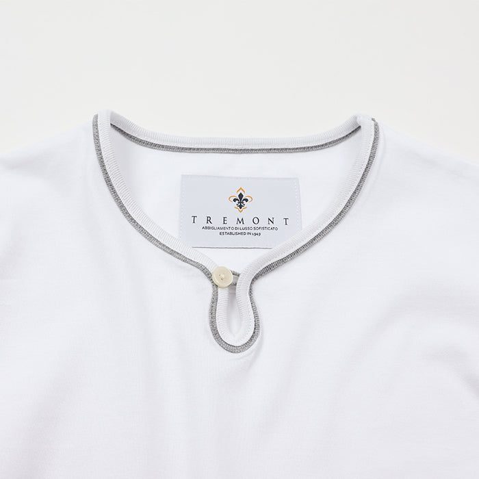 大人気！mnml★ウエスタン フロント Tシャツ★クーポン付き MINEDENIM - Standard Crewneck T-SH （WHT） / ポケット T