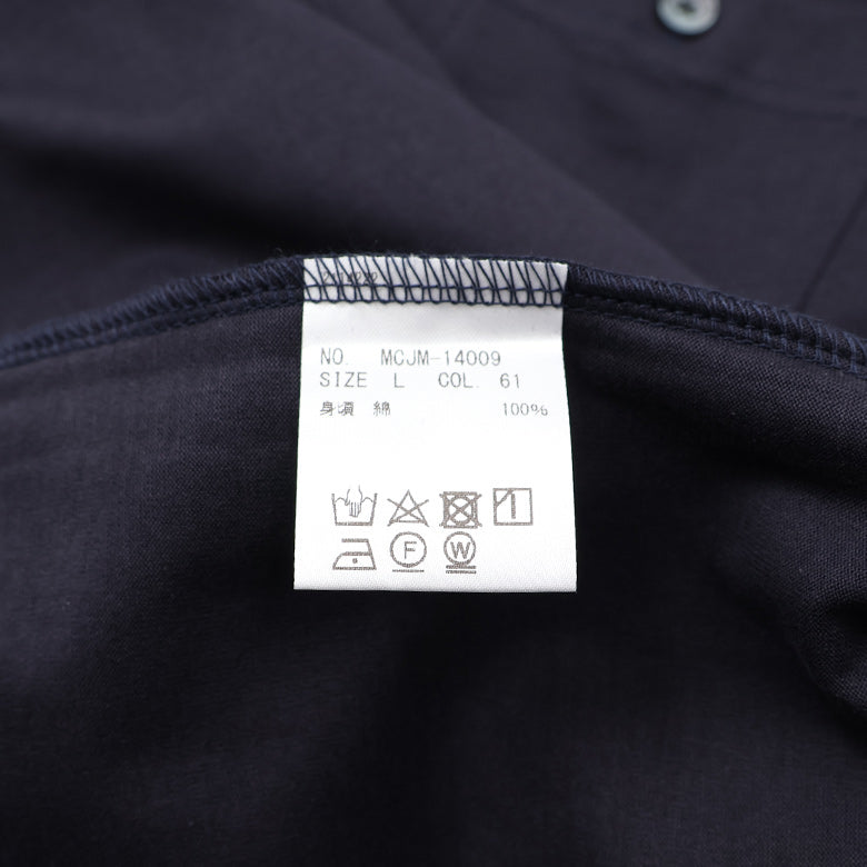 フロントループボタン付きTシャツ【Made in Japan】