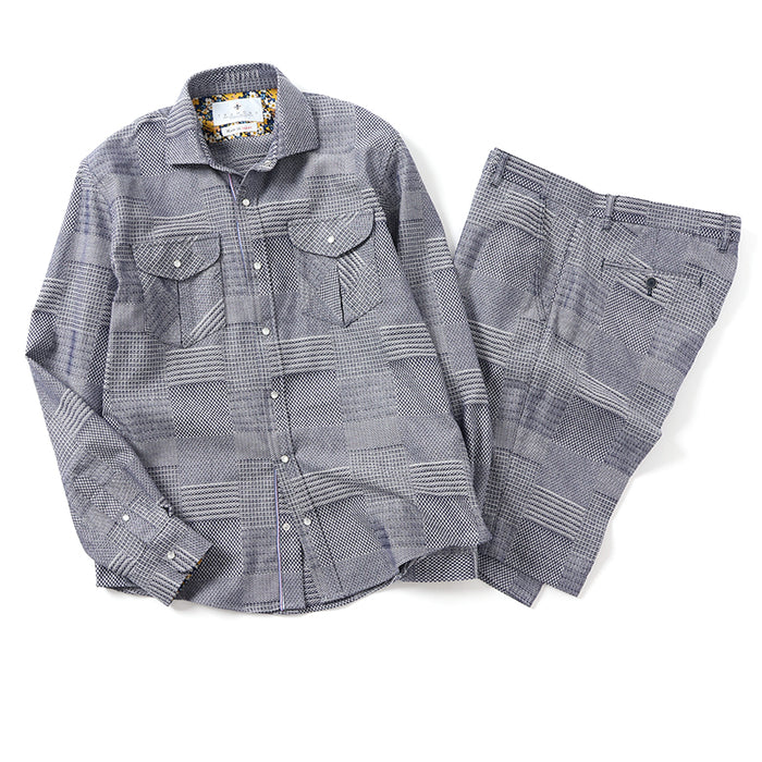 パッチワークドビーシャツ【Made in Japan】 – Mitsumine Online