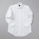 織りチェックセミワイドシャツ【Made in Japan】