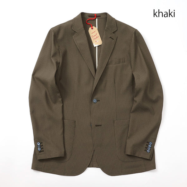 クールマックスサッカーストライプジャケット【Made in Japan