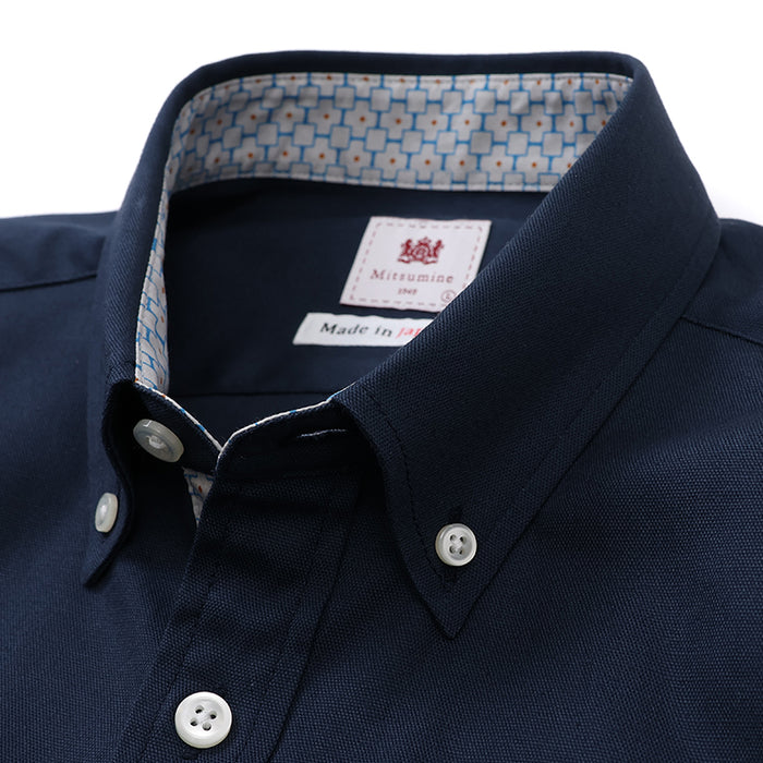 PHIGVEL MAKERS CO. オリーブ ノーカラーボタンダウンシャツ SHIPS