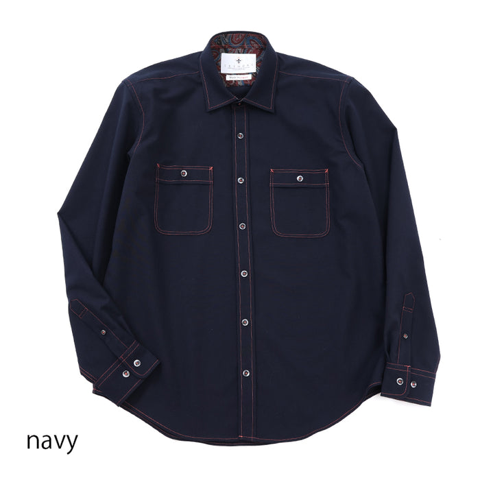 ワイヤーボーンポプリンシャツ ワイヤーボーン ポプリンシャツ