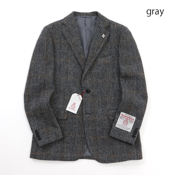 ハリスへリンボンオーバーペンジャケット【Made in Japan