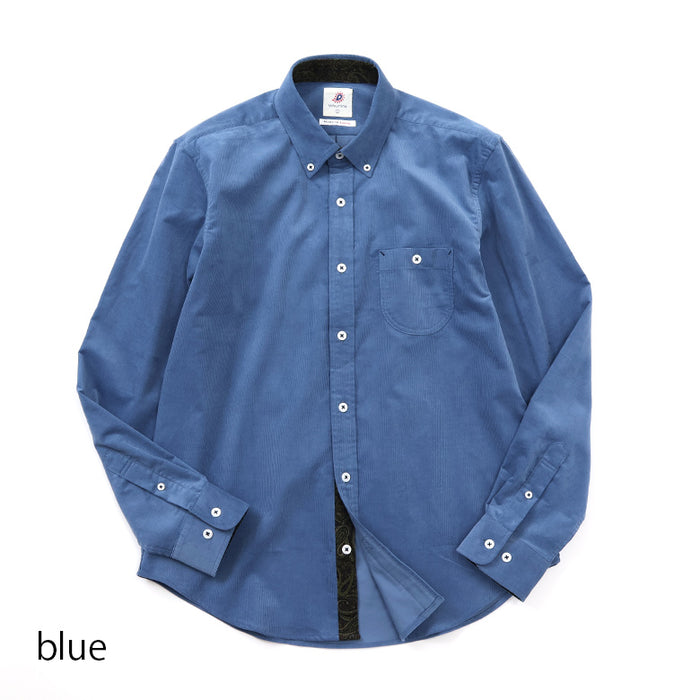 オリジナルコーデュロイボタンダウンシャツ【Made in Japan