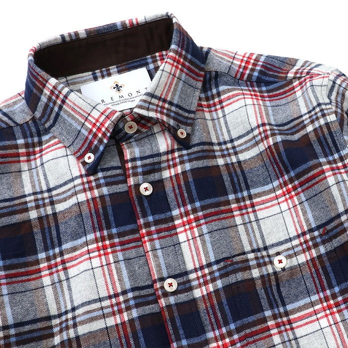 nonnative WORKER SHIRT JACKET COTTON TWILL PLAID PRINT